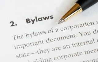 Bylaws of a nonprofit